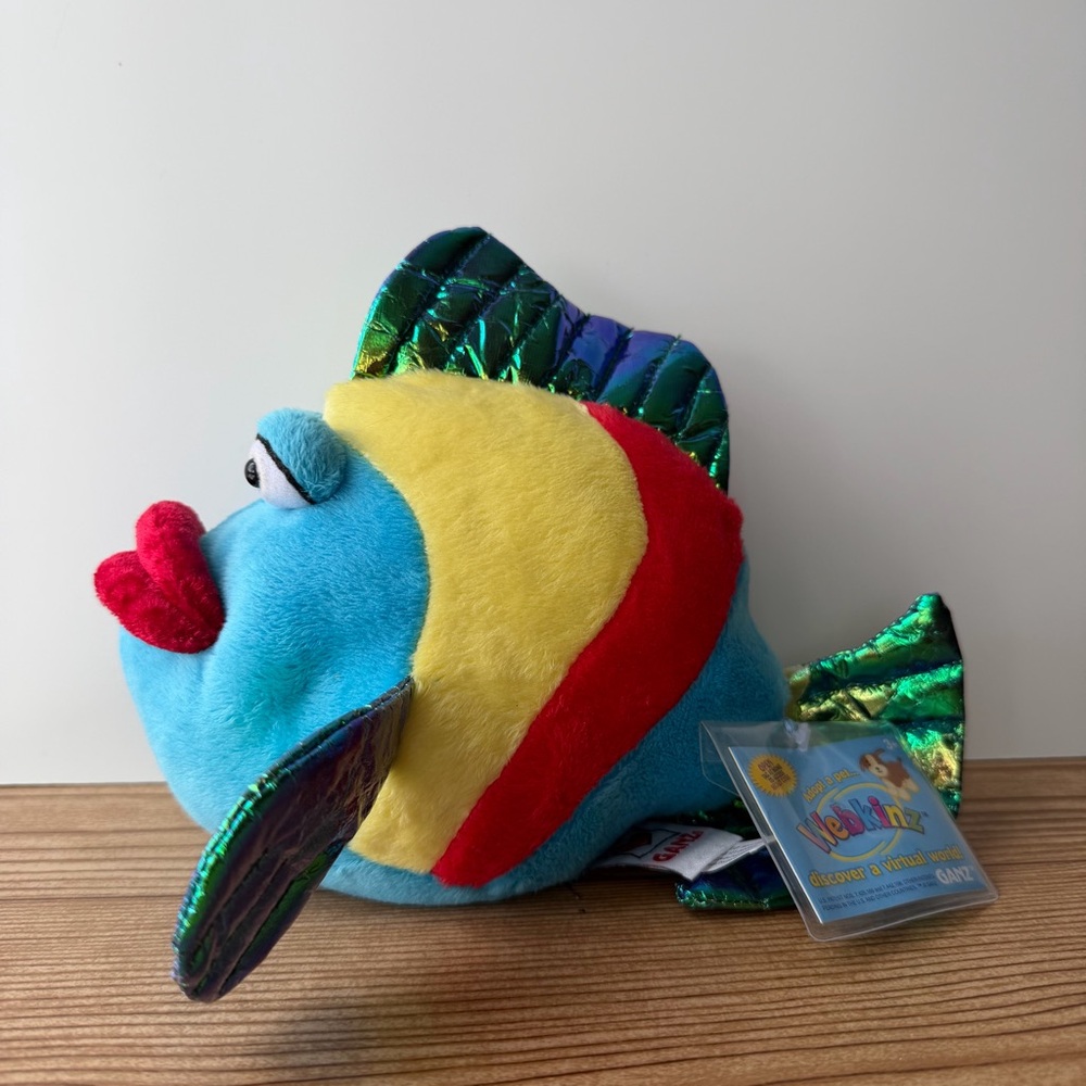 Webkinz Ganz Plush Pucker Fish HM438 With Sealed Code